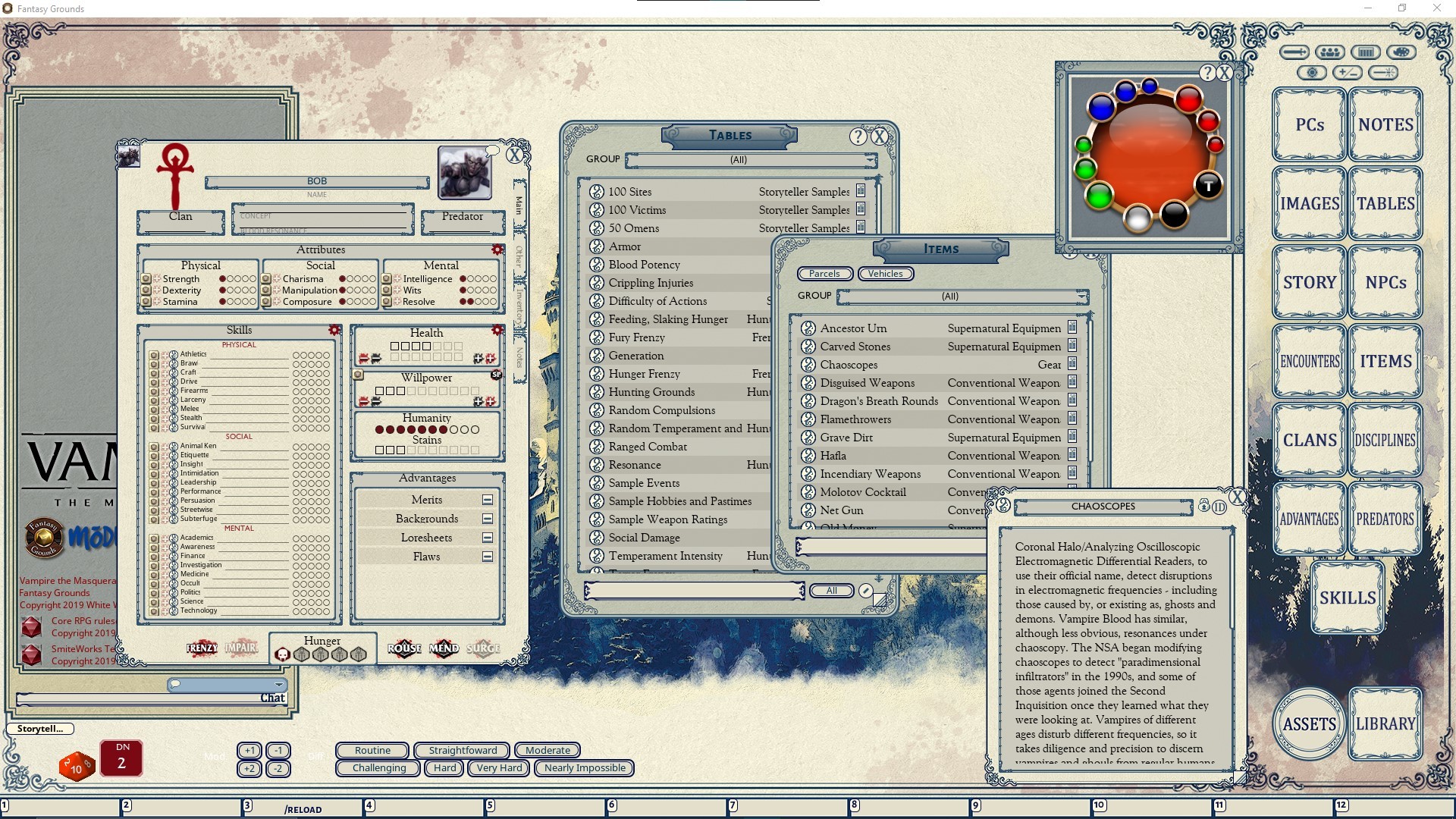 Fantasy Grounds - FG Theme - Winter screenshot 6