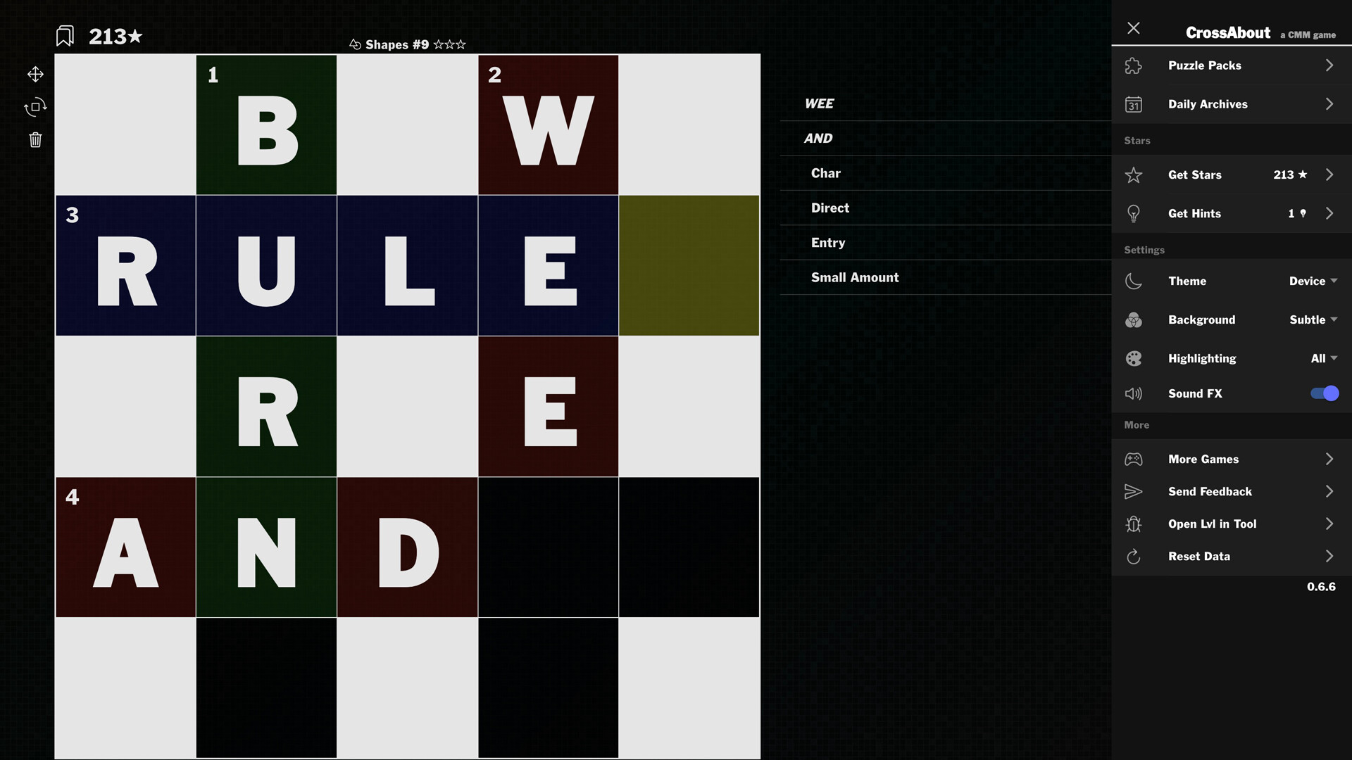 CrossAbout: Crosswords In Reverse screenshot 5