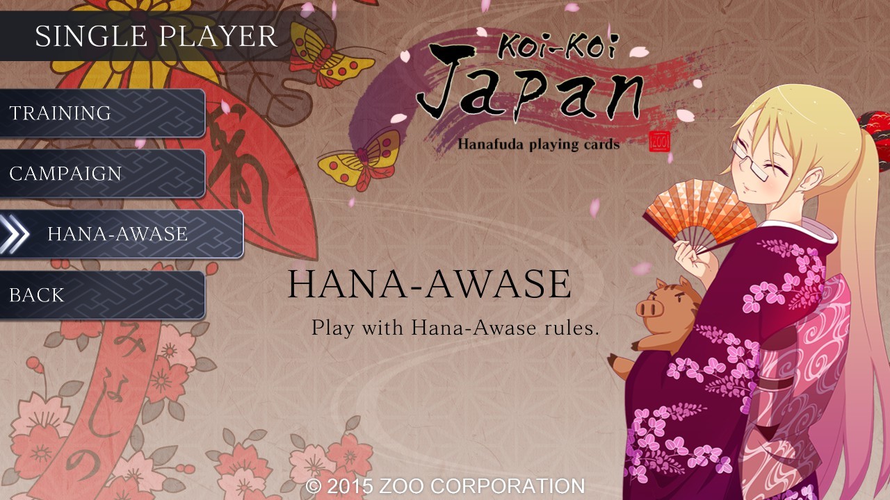 Koi-Koi Japan : Hana-Awase Rule Add-On screenshot 1