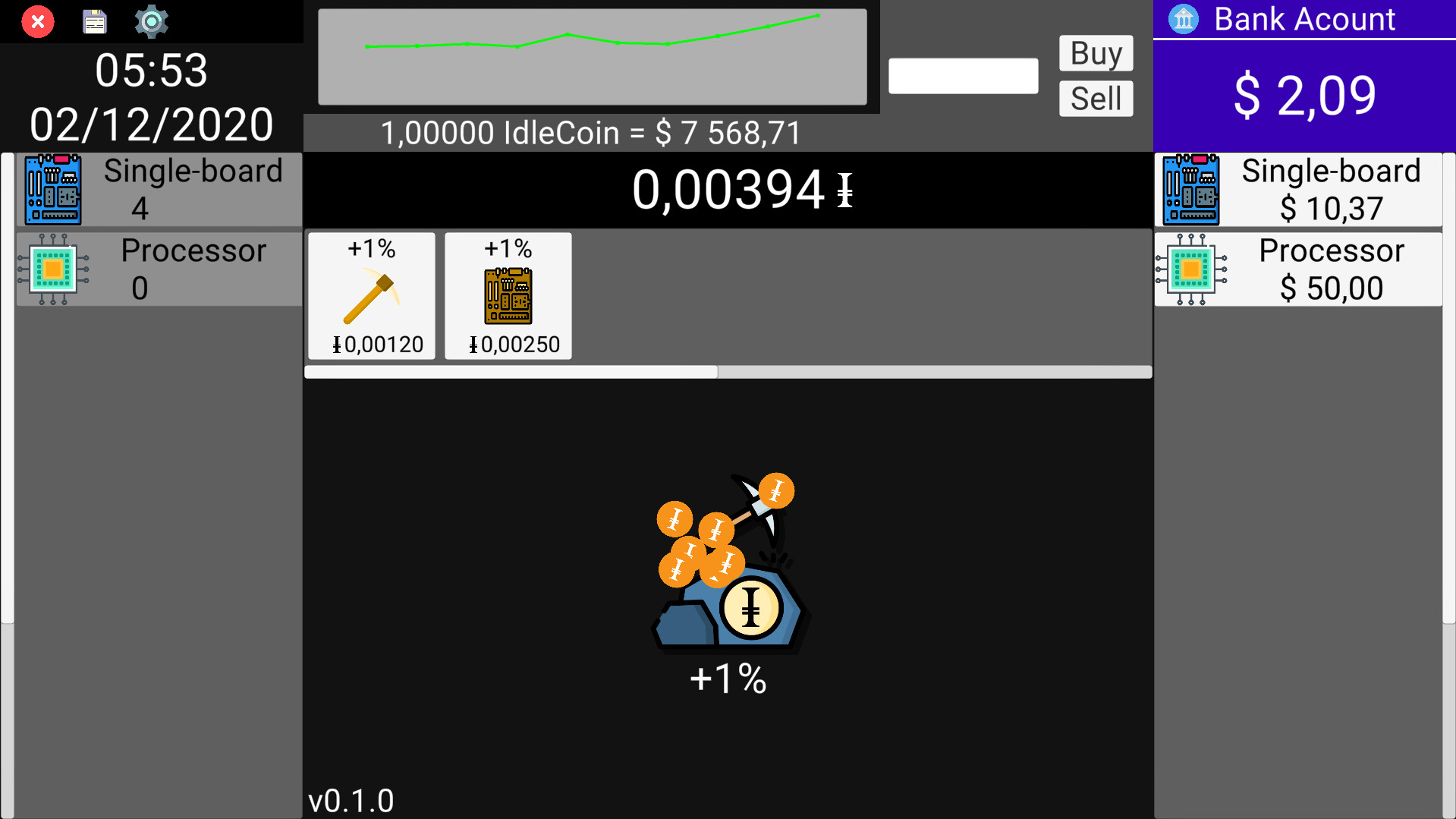 IdleCoin screenshot 1