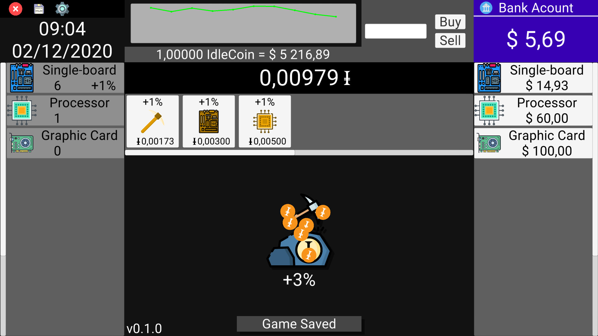 IdleCoin screenshot 2