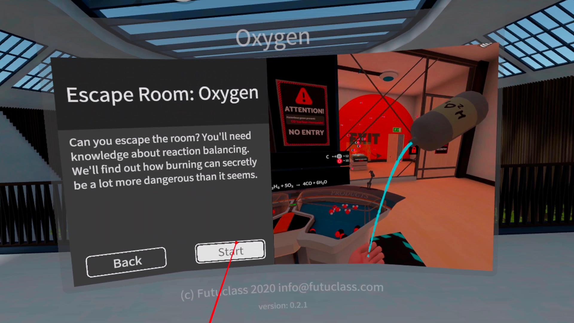 Futuclass - Oxygen Escape Room screenshot 1