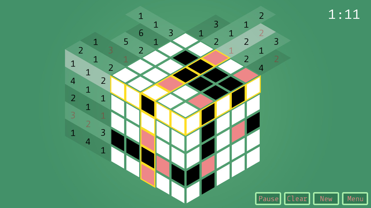 Isometric Nonogram screenshot 1