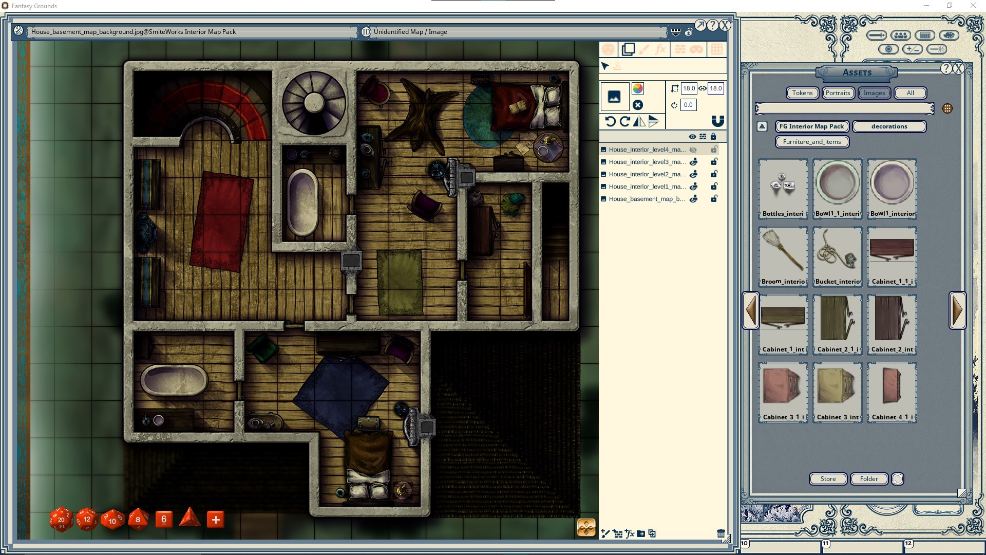 Fantasy Grounds - Interior Map Pack screenshot 1
