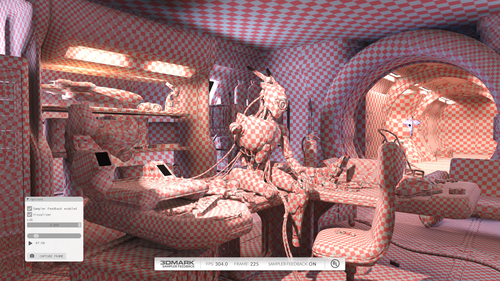 3DMark Sampler Feedback feature test screenshot 3