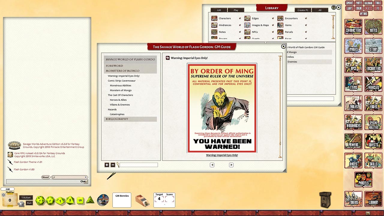 Fantasy Grounds - Flash Gordon RPG screenshot 5
