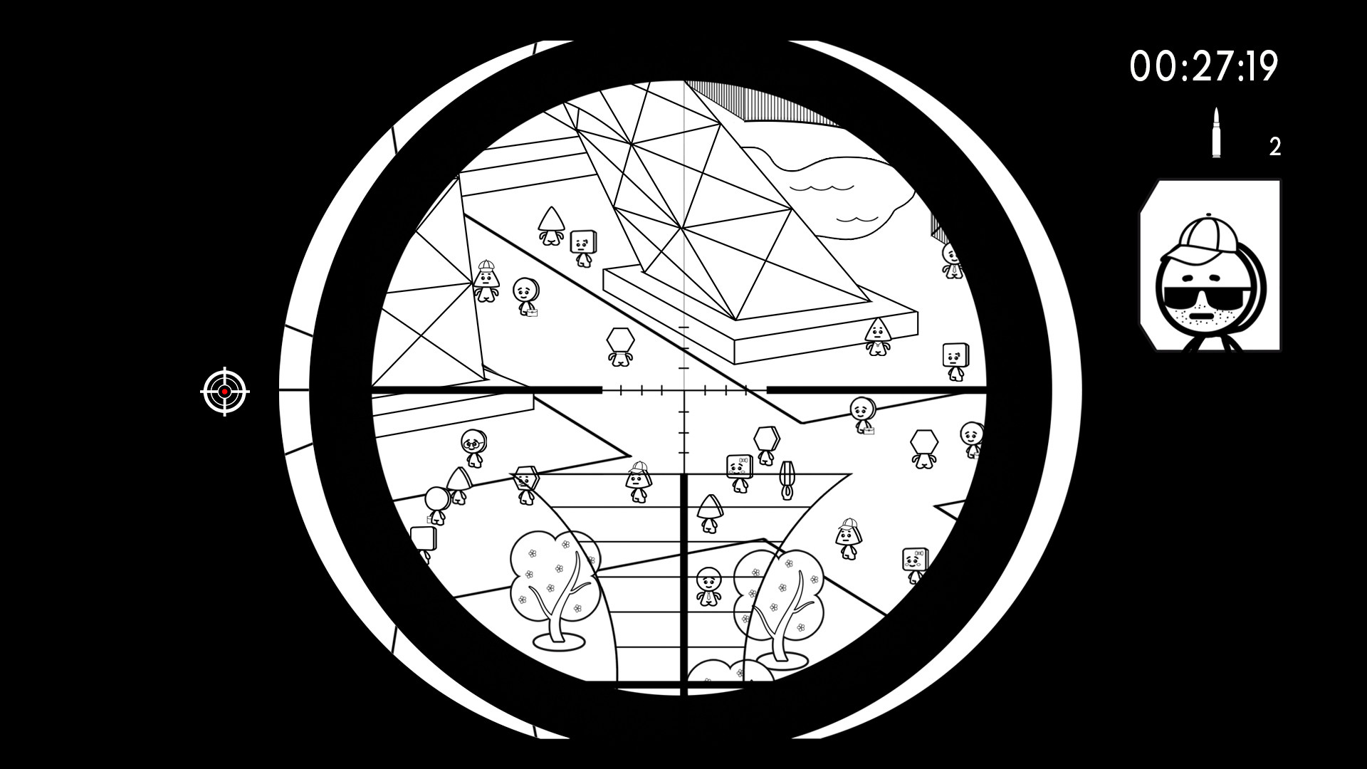 Geometric Sniper - Blood in Paris screenshot 2