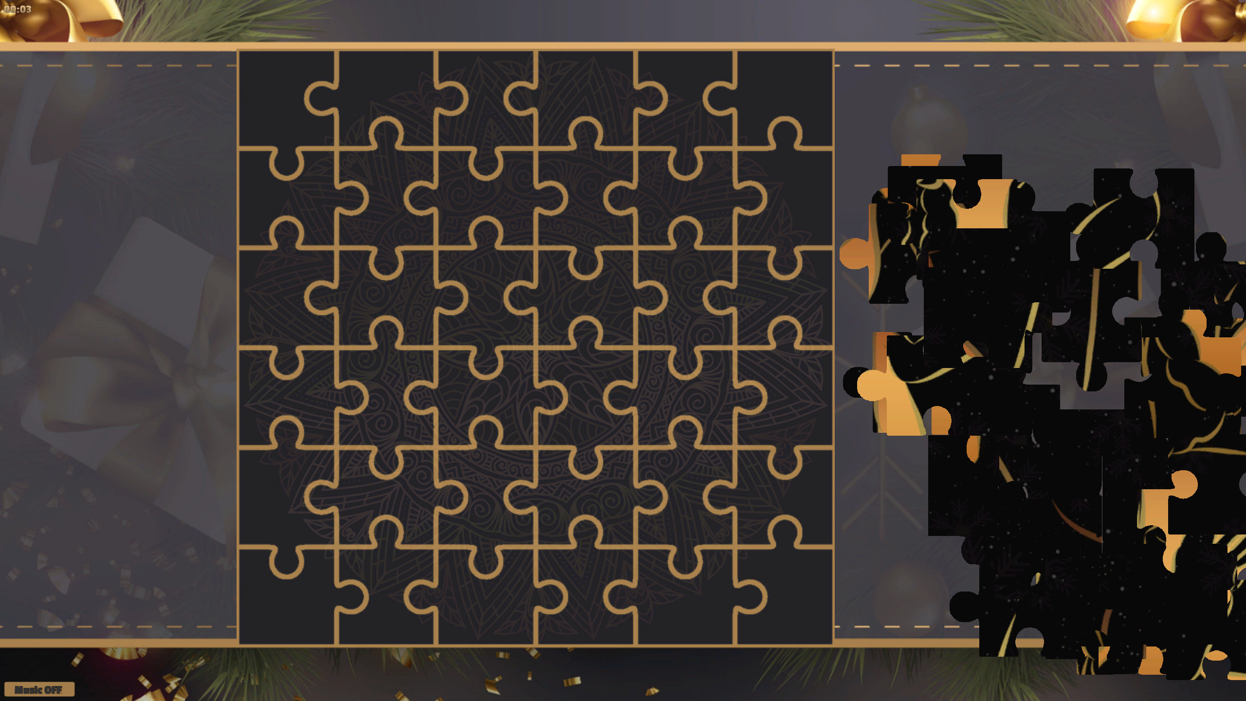 LineArt Jigsaw Puzzle - Erotica Christmas screenshot 5
