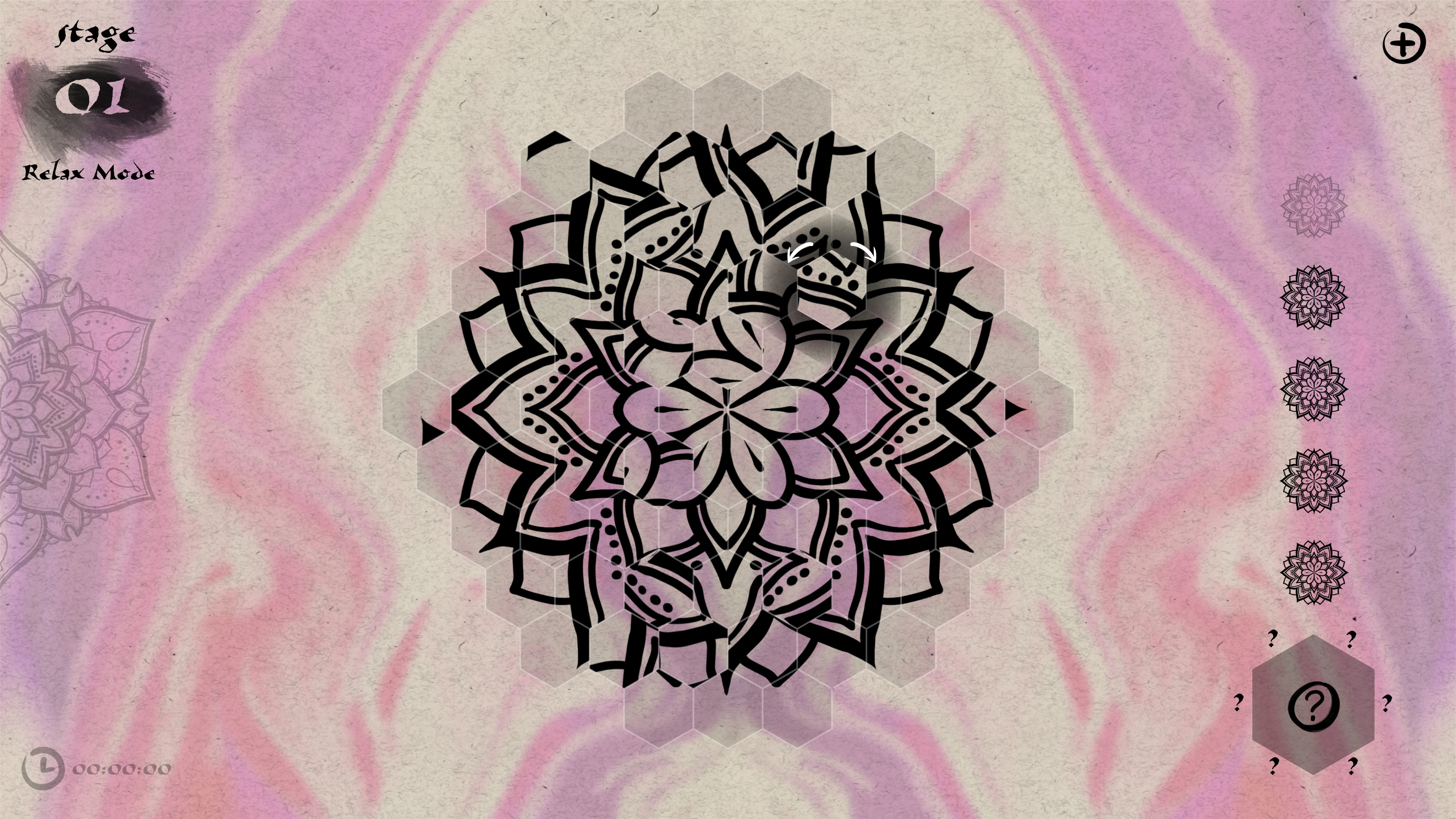 Radius Hex: Ink Shapes screenshot 1