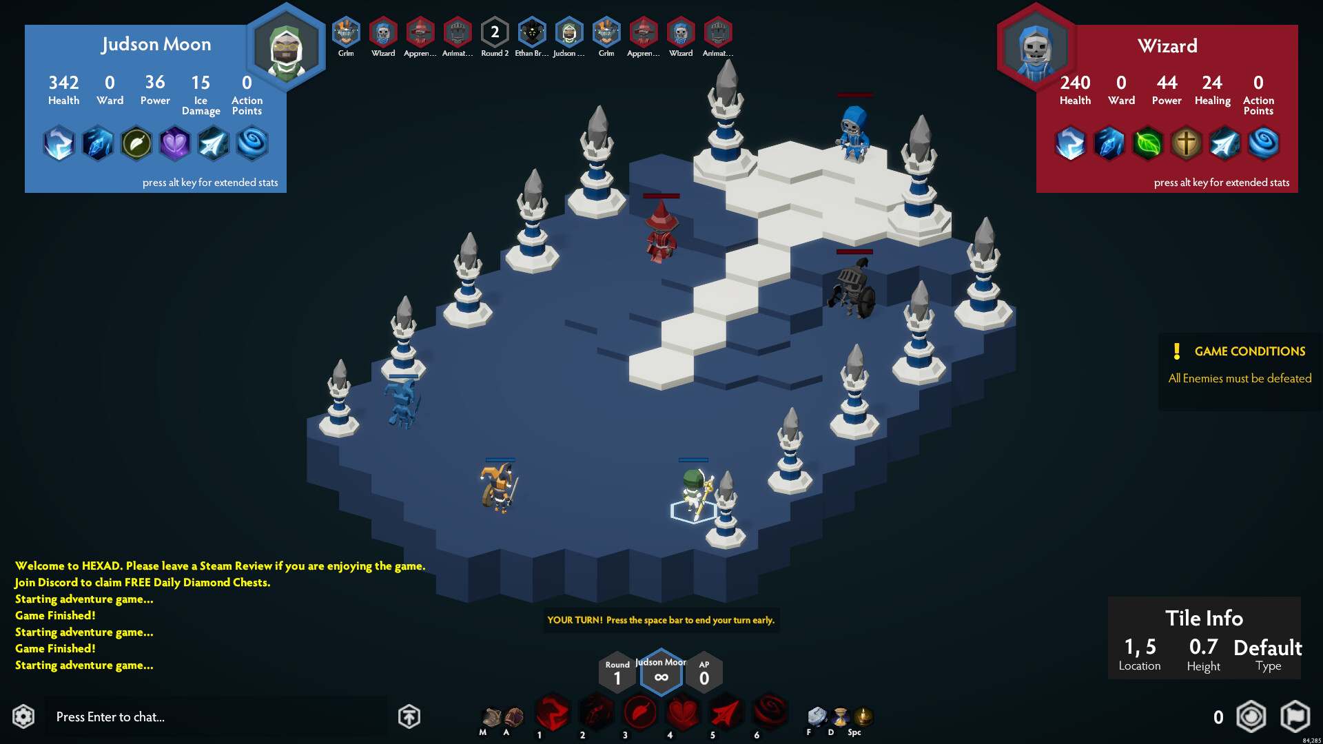 HEXAD screenshot 2