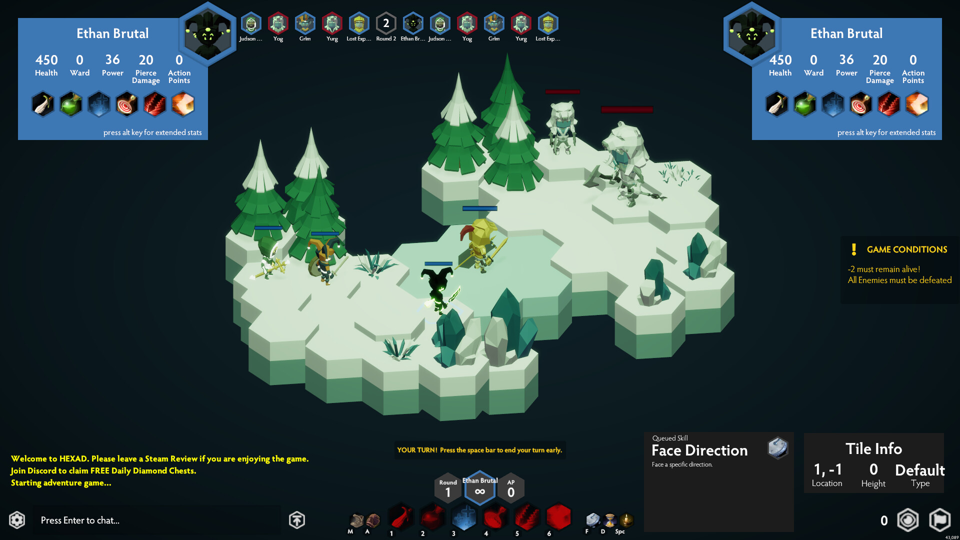 HEXAD screenshot 1