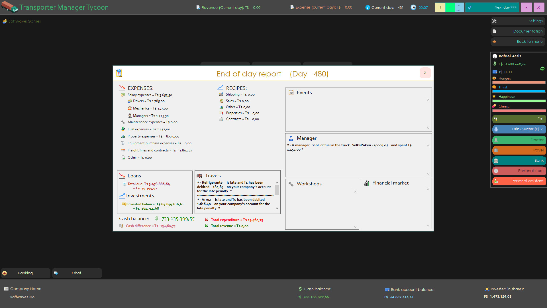 Transporter Manager Tycoon screenshot 13