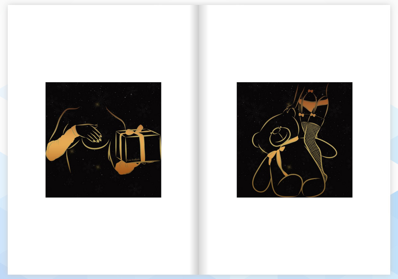 LineArt Jigsaw Puzzle - Erotica Christmas ArtBook screenshot 2