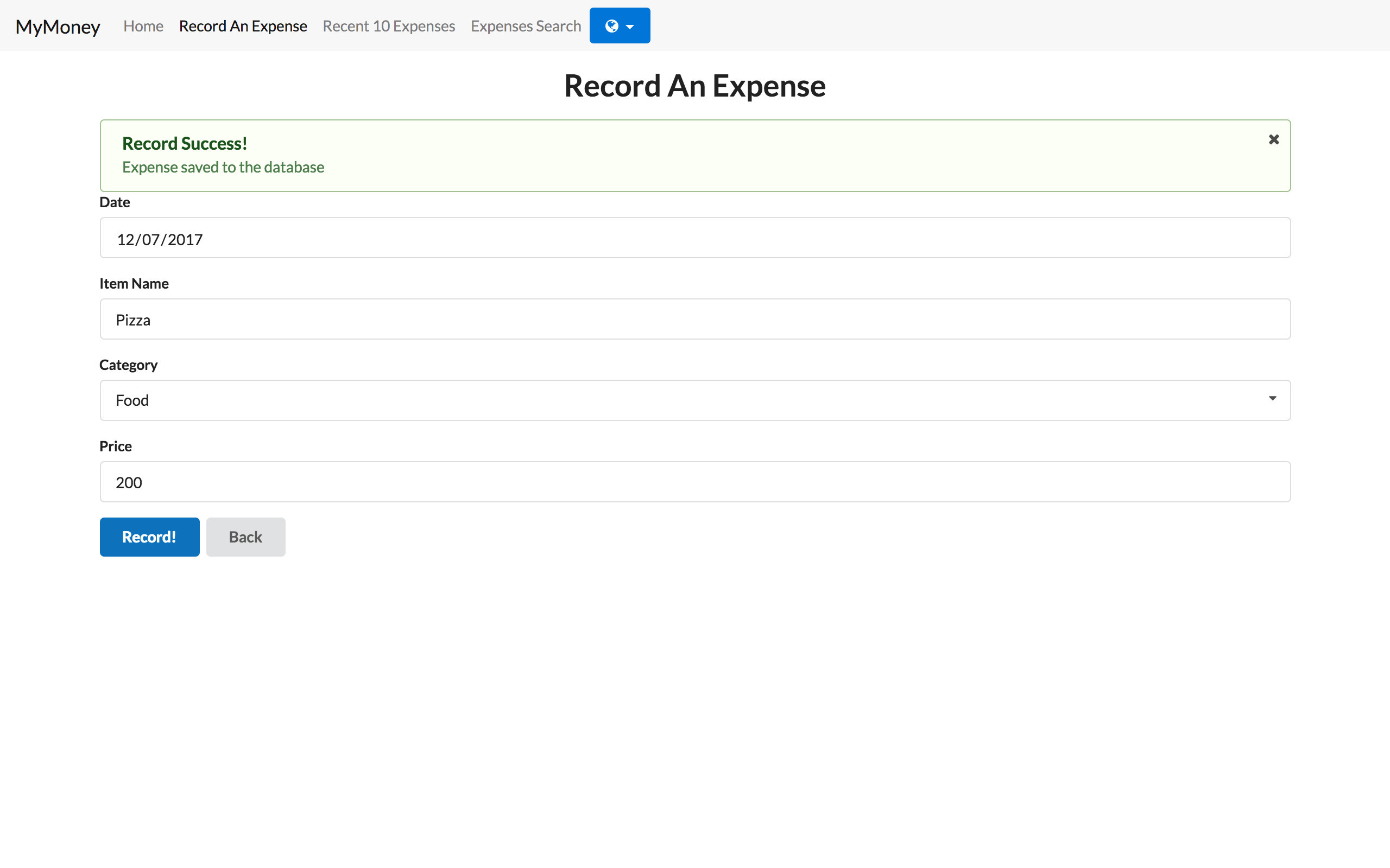 MyMoney - Support the Developer screenshot 4