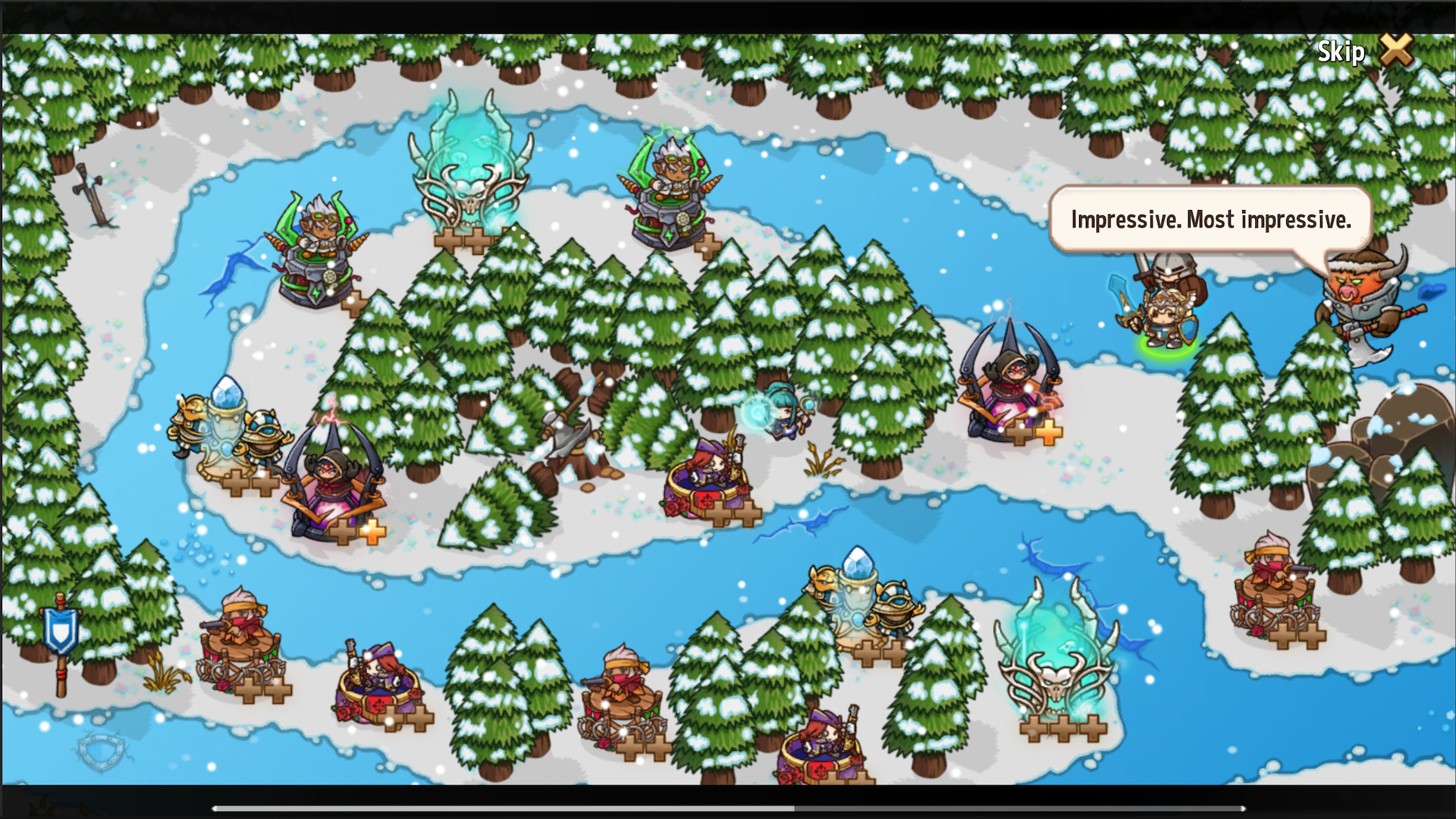 Crazy Defense Heroes screenshot 1