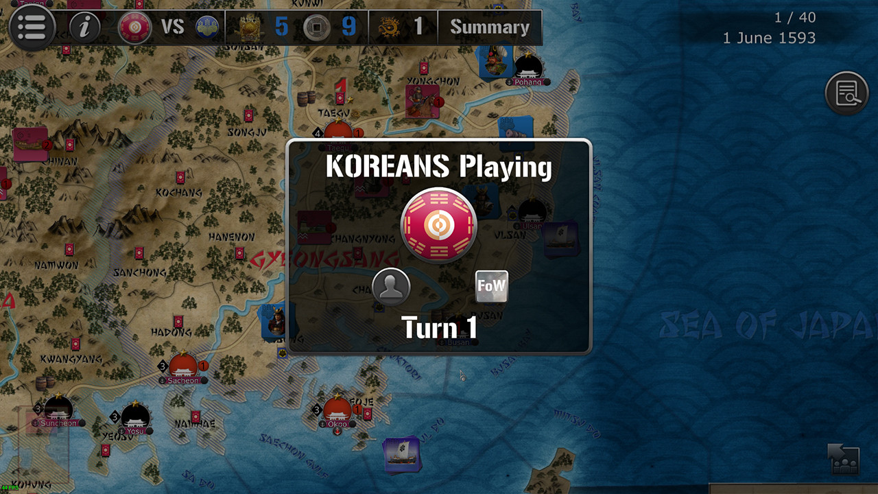 Wars Across The World: Korea 1592 screenshot 11
