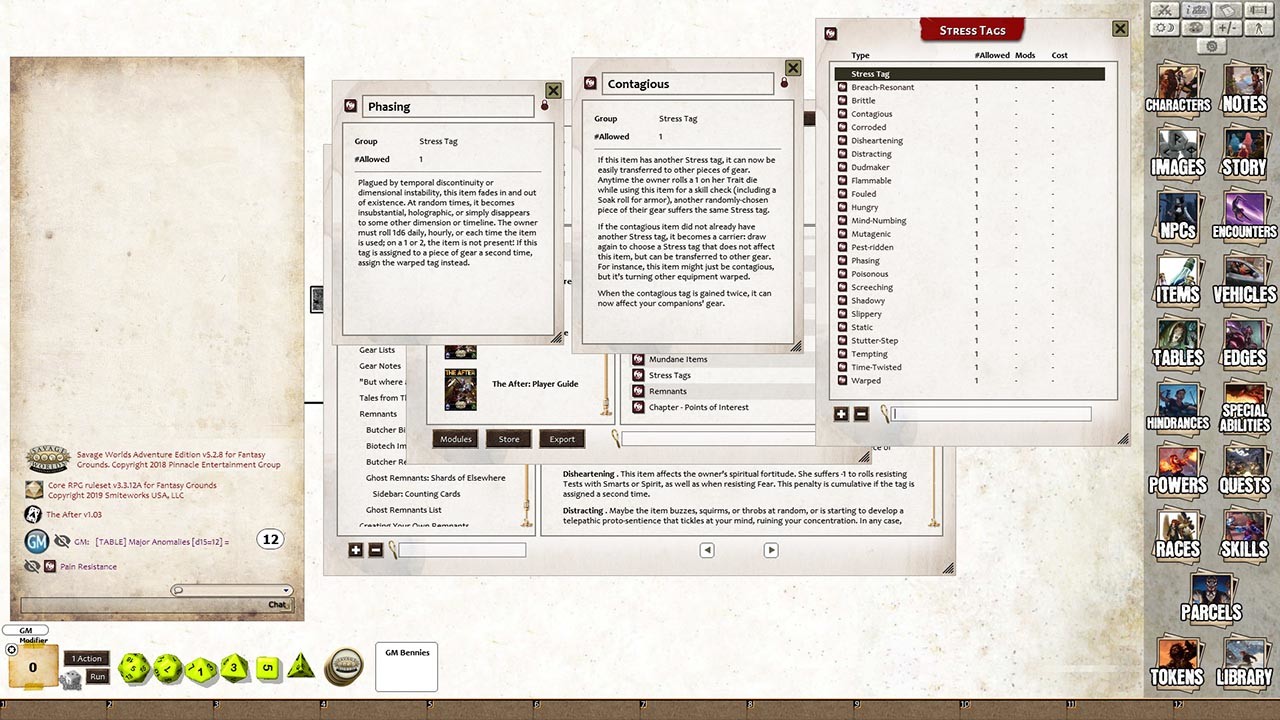 Fantasy Grounds - The After screenshot 5