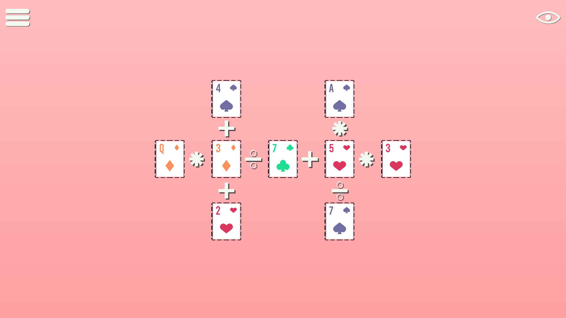 BlackJack Math Cross Numbers screenshot 3