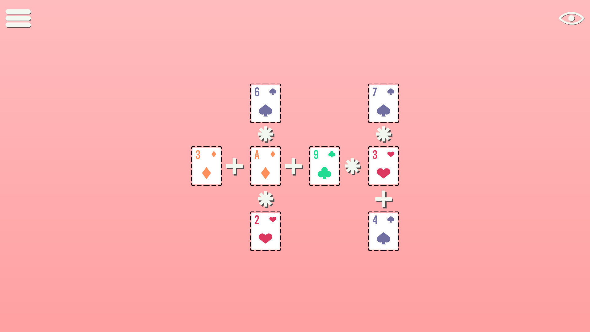 BlackJack Math Cross Numbers screenshot 5