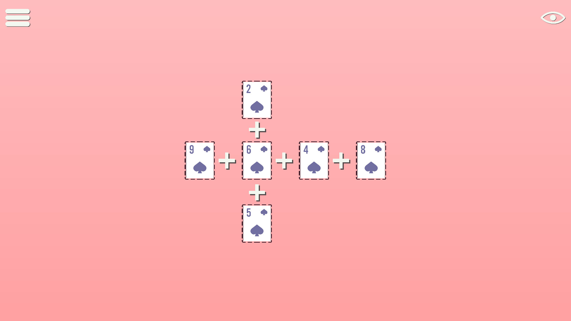 BlackJack Math Cross Numbers screenshot 1