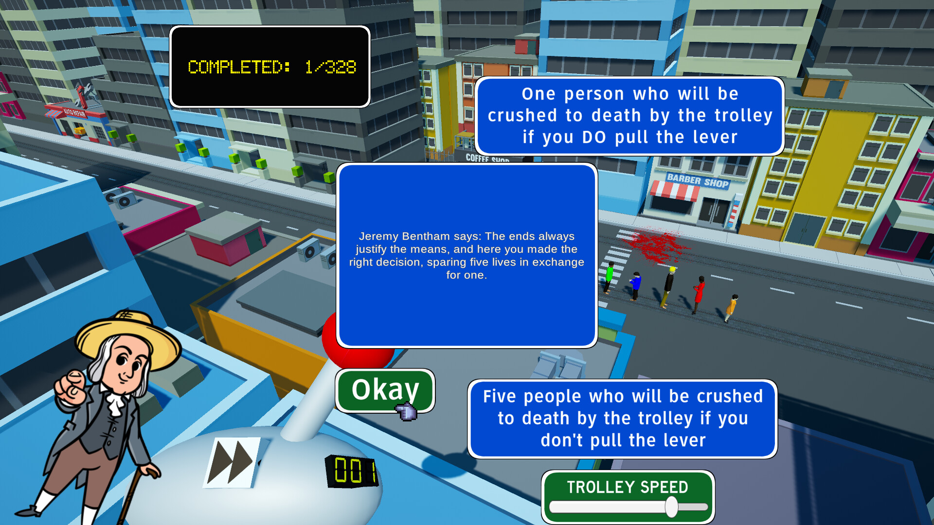 The Trolley Problem Game screenshot 9