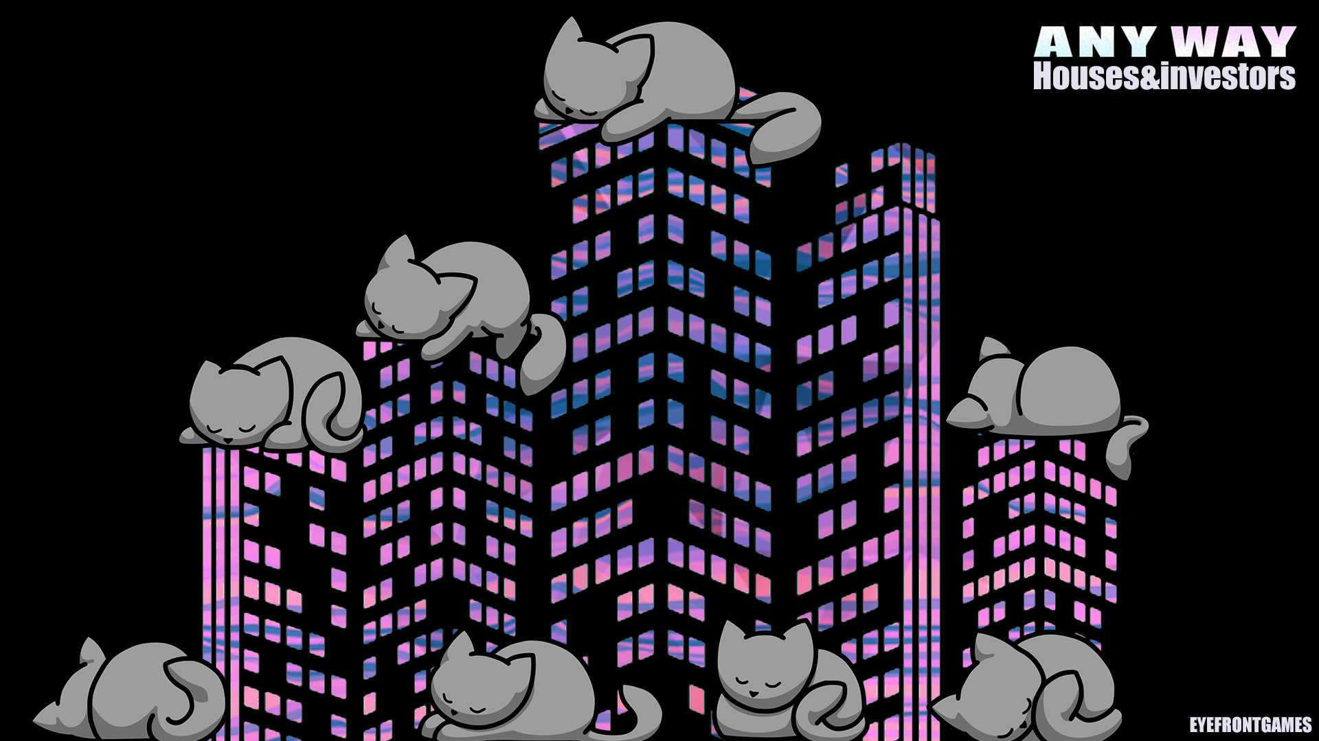 AnyWay! - "Grey kitten" Stickers Pack screenshot 1