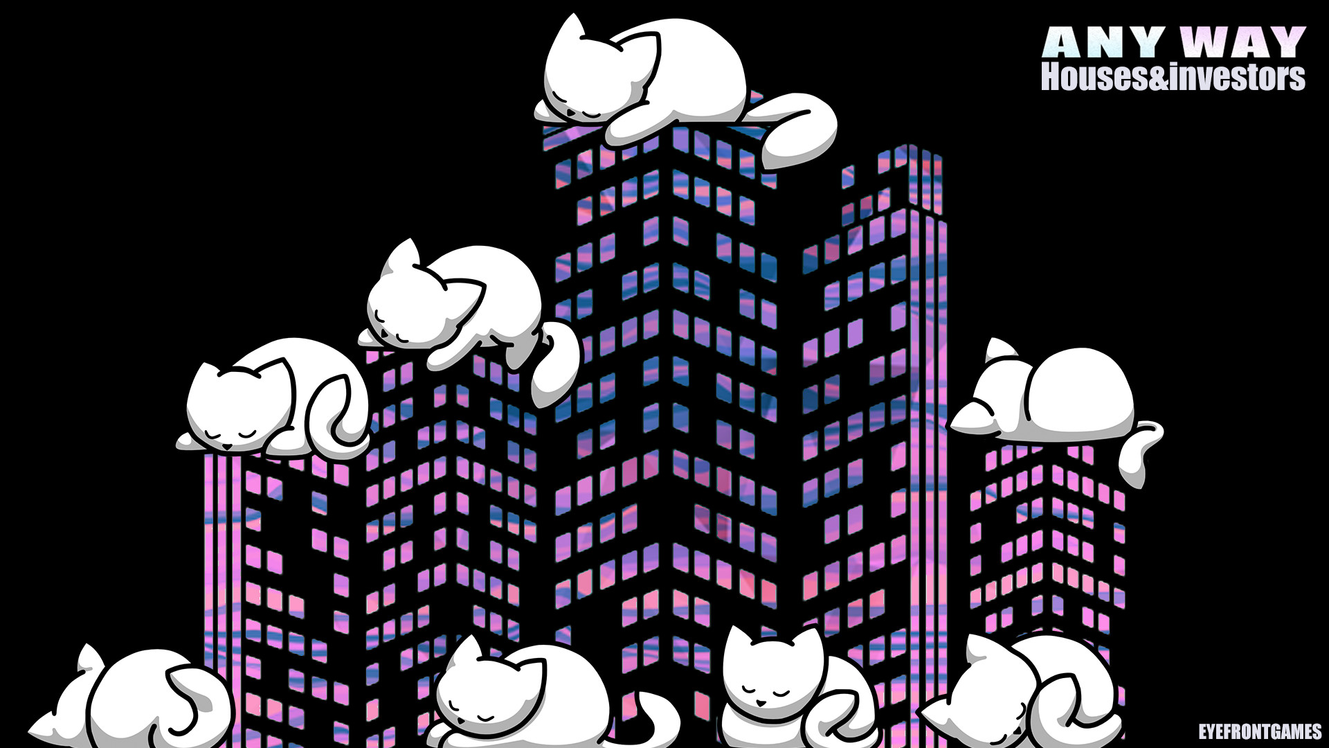 AnyWay! - "White kitten" Stickers Pack screenshot 1