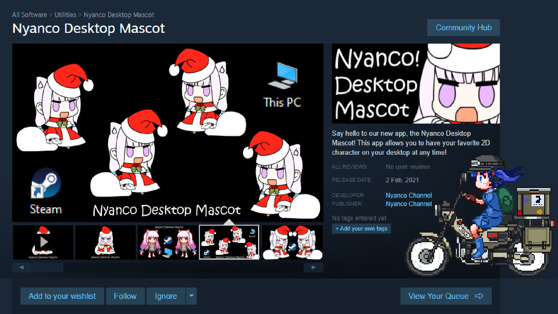 Nyanco Desktop Mascot screenshot 6