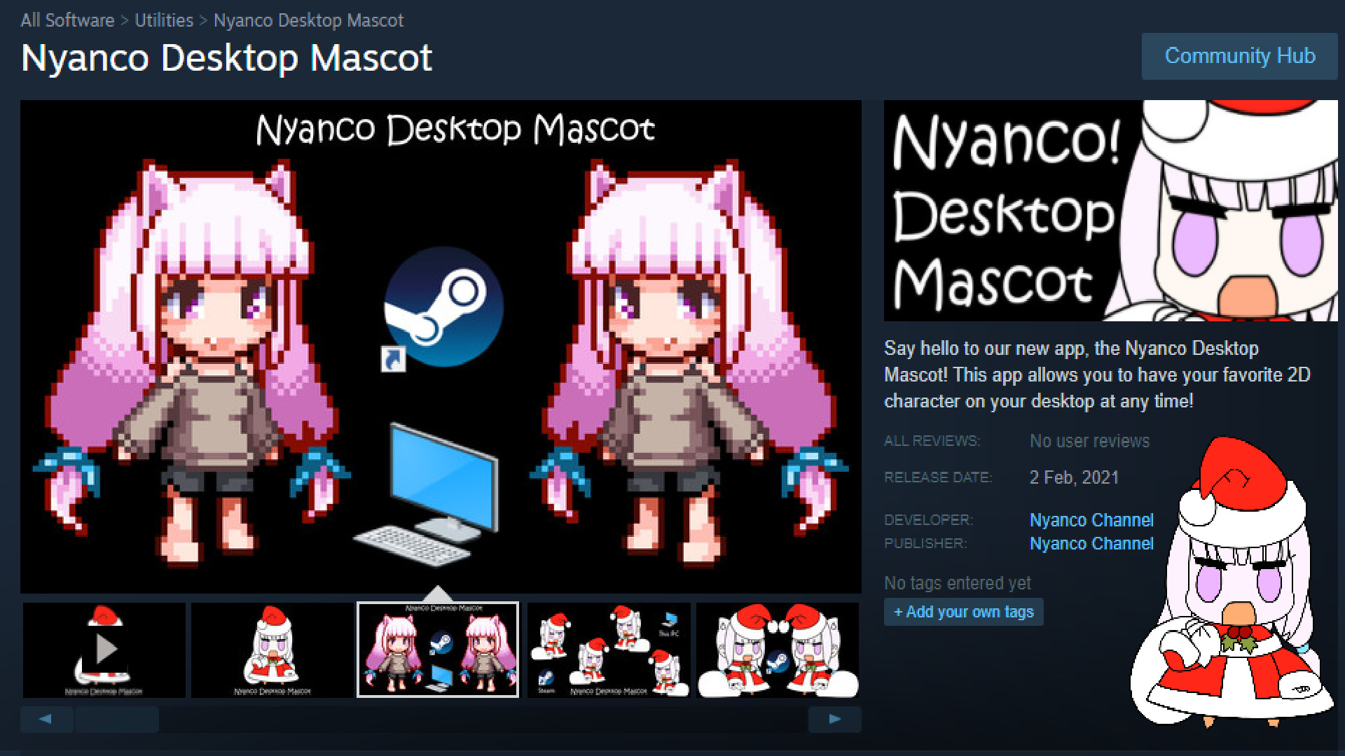 Nyanco Desktop Mascot screenshot 5