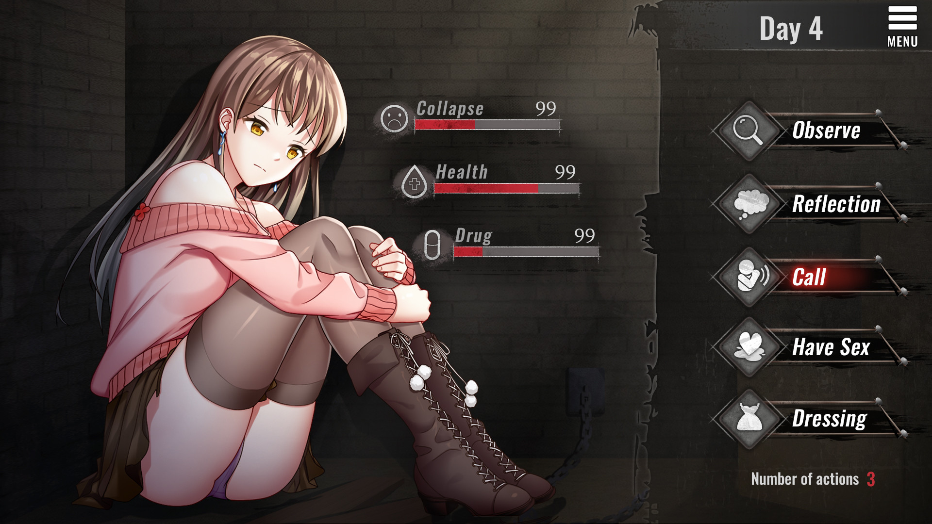 Natsuki's Life In Prison screenshot 1