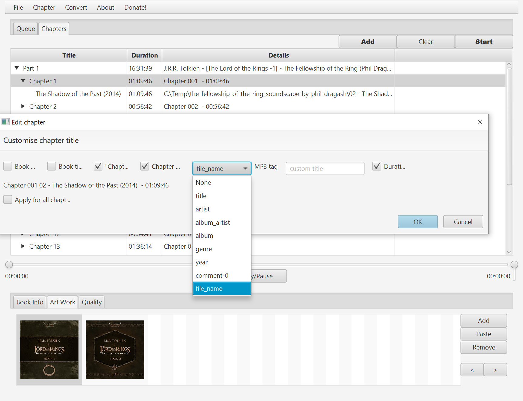 AudioBookConverter screenshot 2