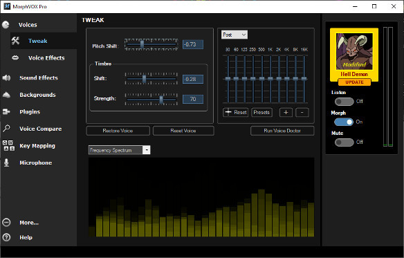 MorphVOX Pro 5 - Voice Changer screenshot 2
