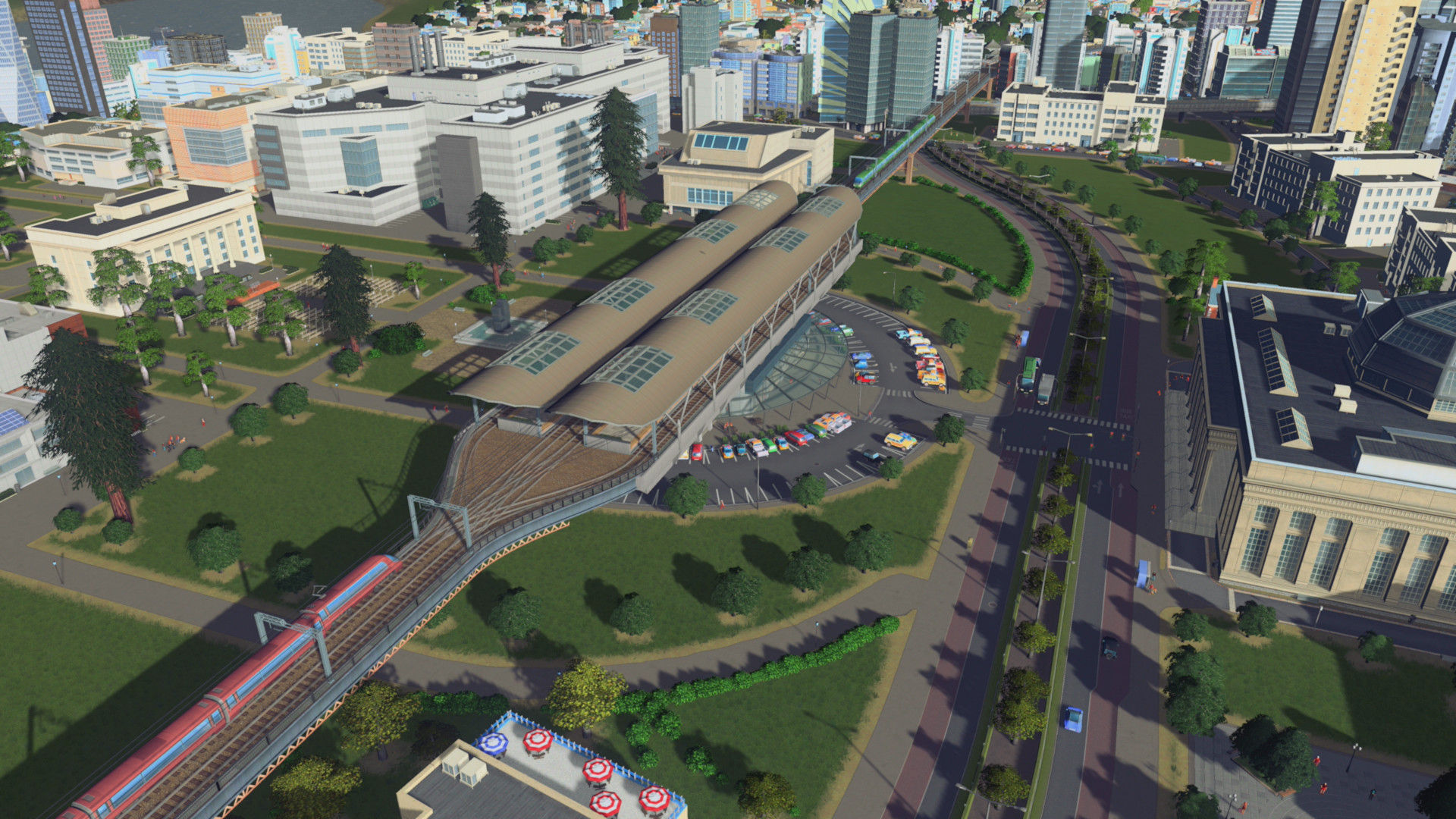 Cities: Skylines - Content Creator Pack: Train Stations screenshot 6