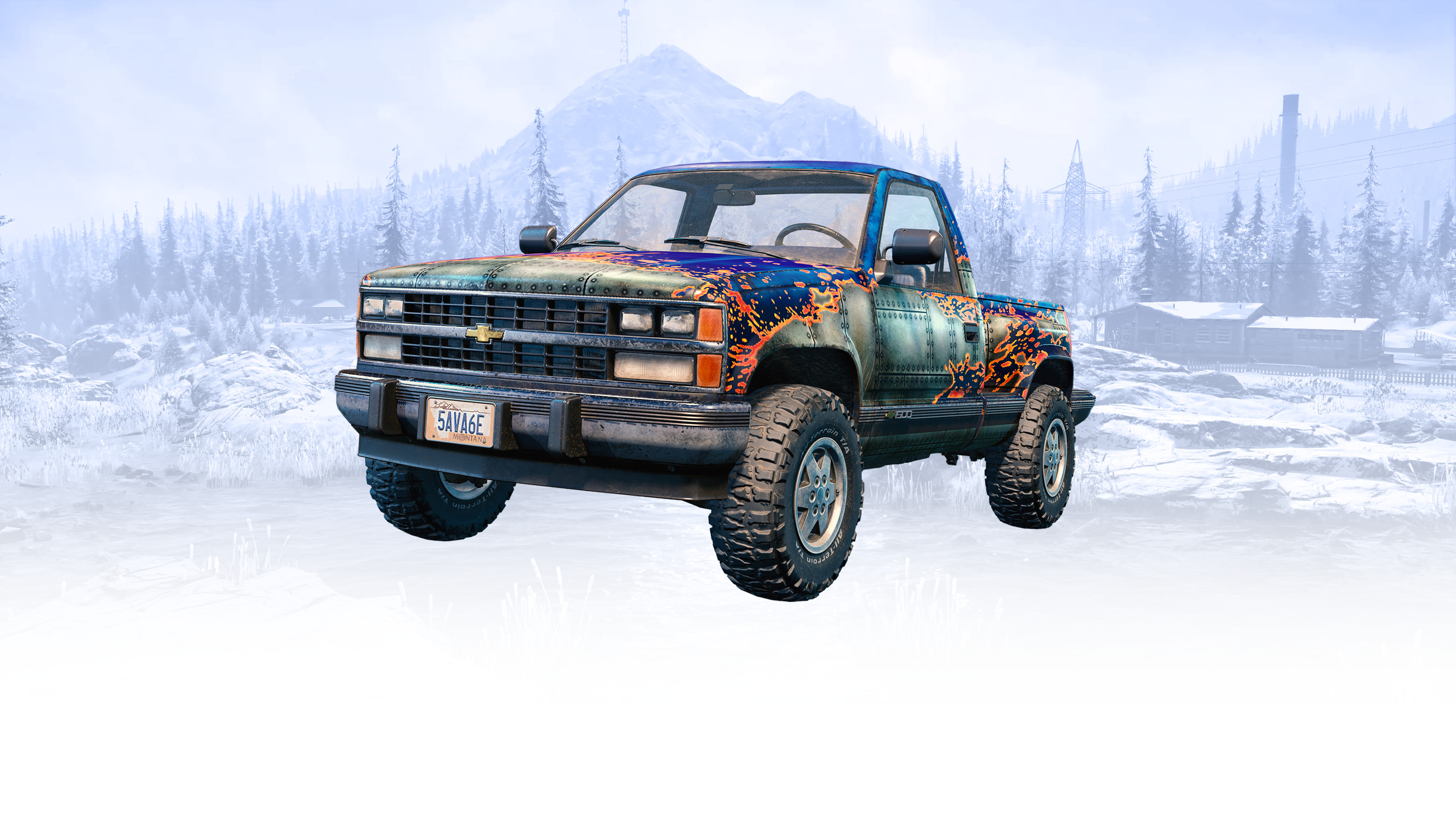 SnowRunner - Scorched Vinyl Wrap screenshot 1