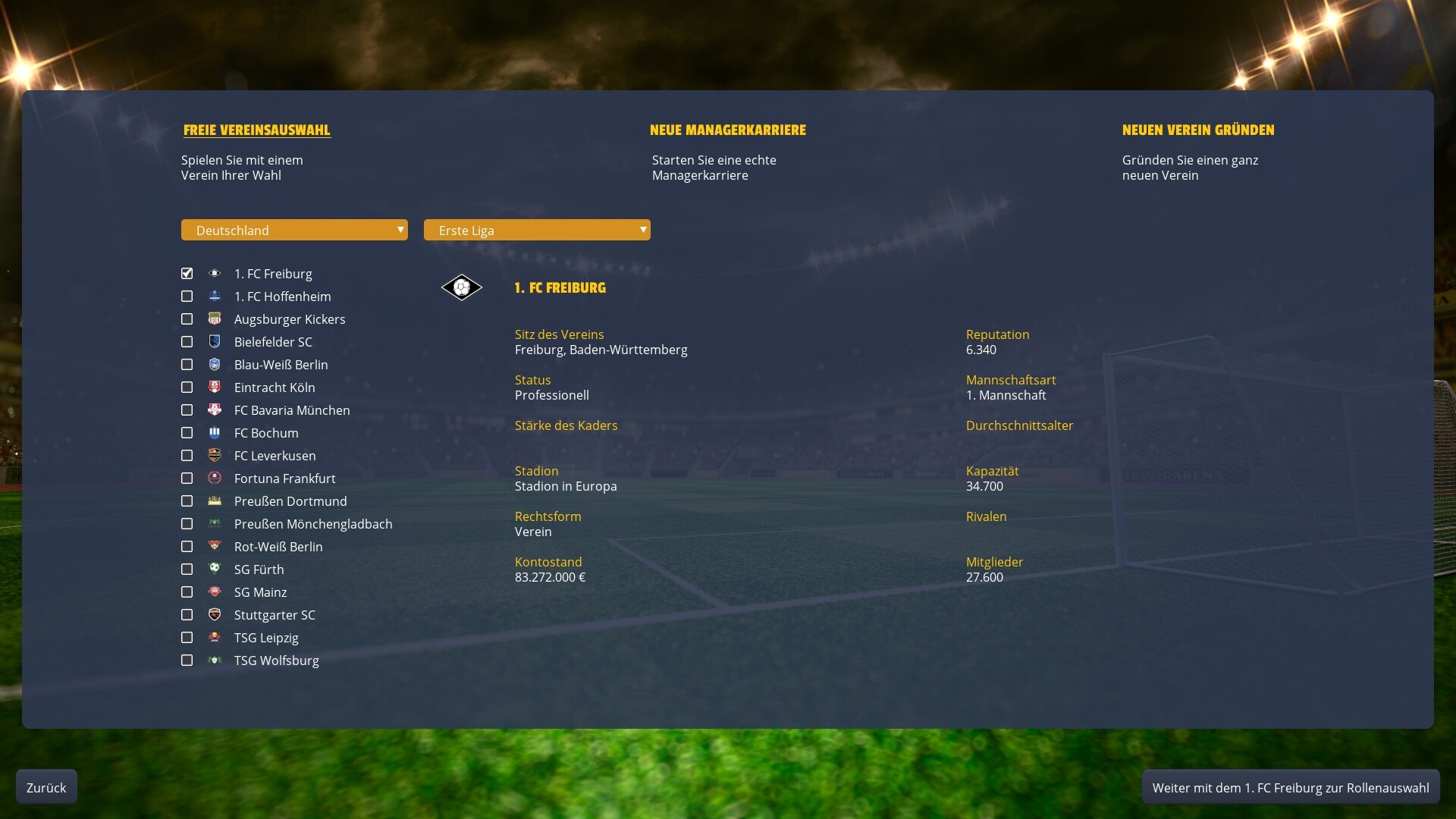 Startelf - Der Fußballmanager screenshot 9