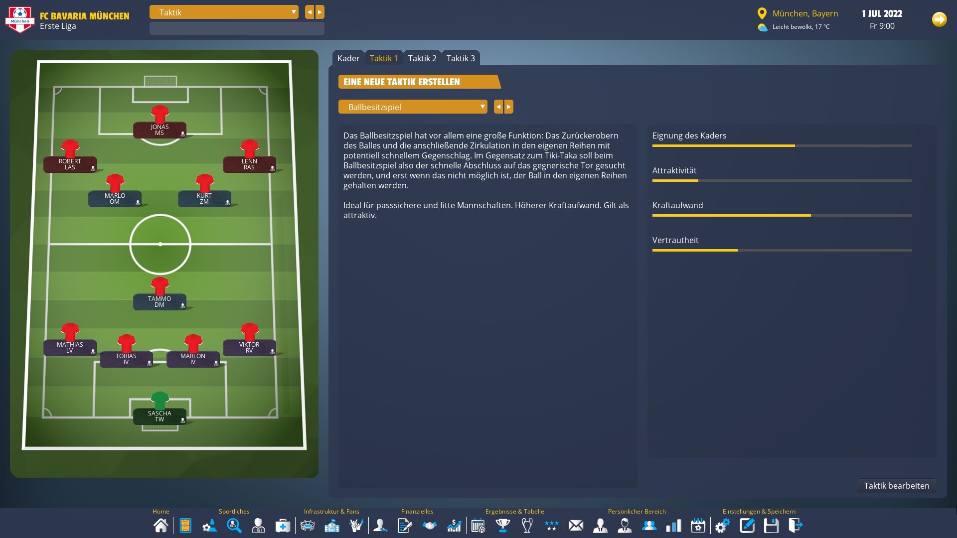 Startelf - Der Fußballmanager screenshot 23