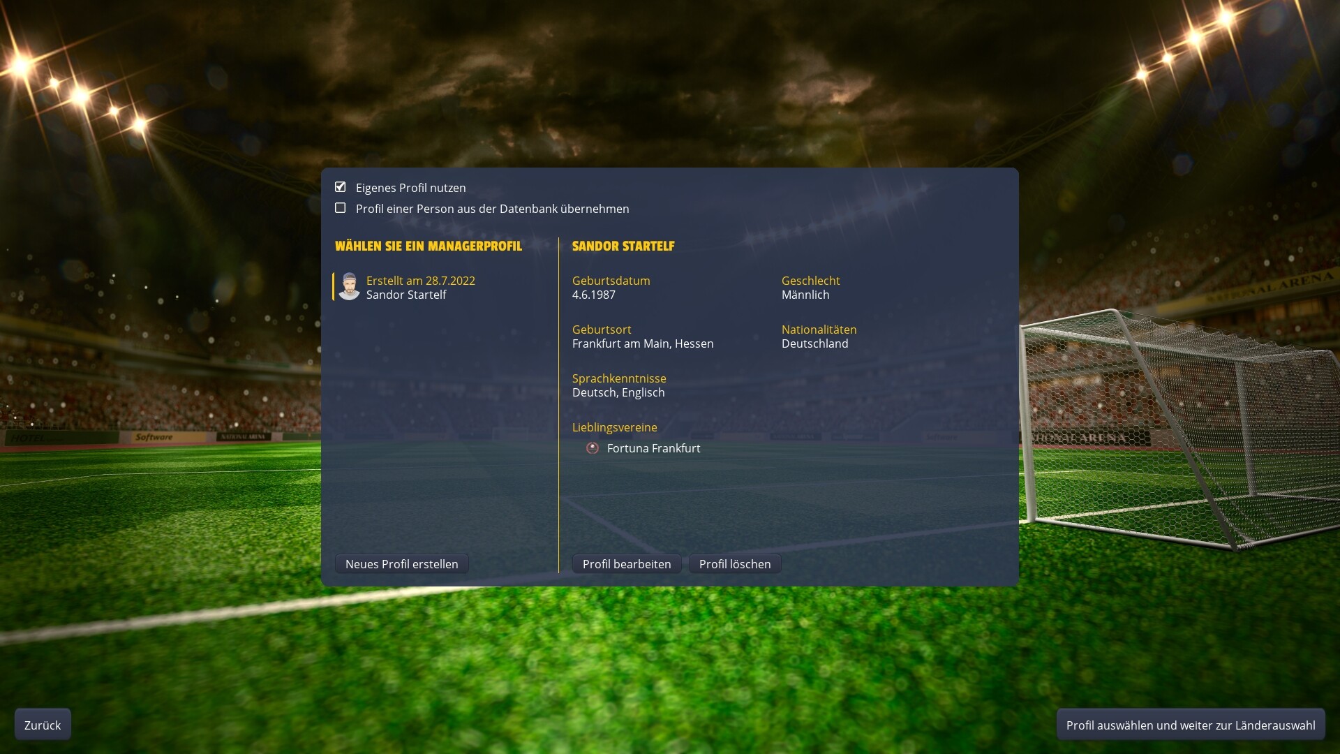 Startelf - Der Fußballmanager screenshot 2