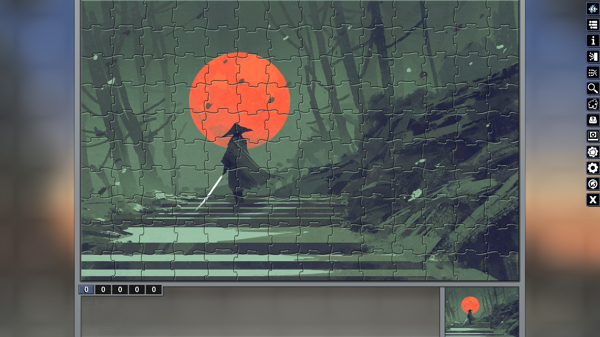 Pixel Puzzles Illustrations & Anime - Jigsaw Pack: Samurai screenshot 3