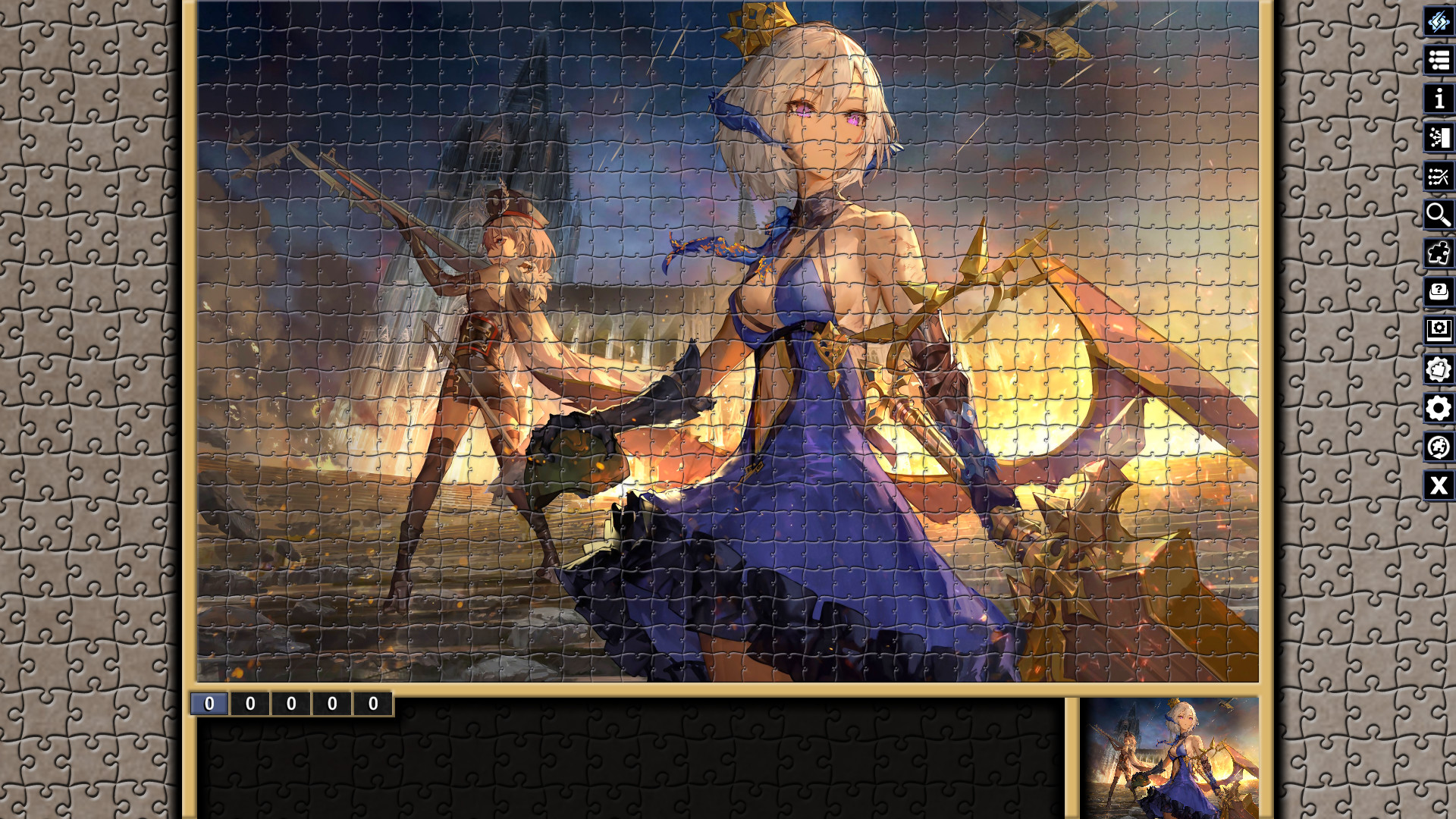 Pixel Puzzles Illustrations & Anime - Jigsaw Pack: Gun Girls screenshot 2