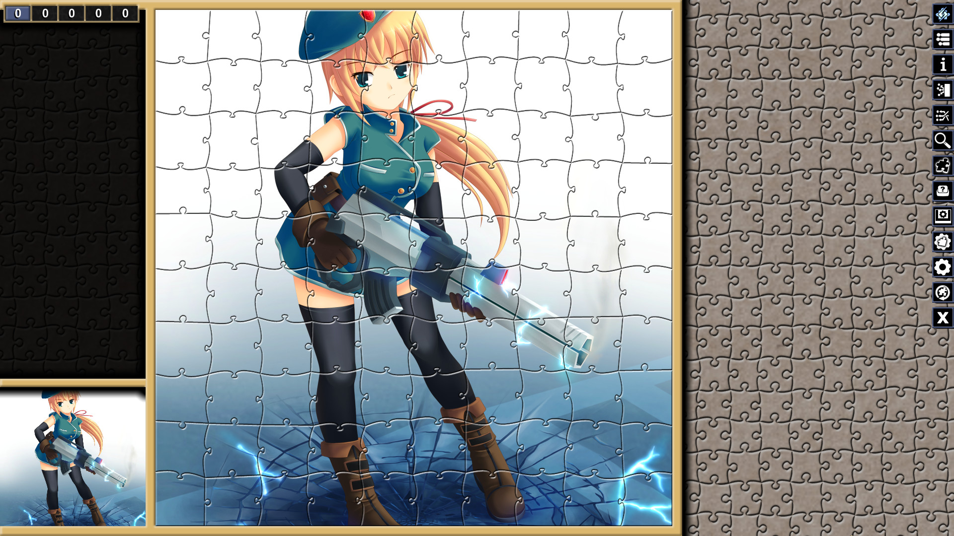 Pixel Puzzles Illustrations & Anime - Jigsaw Pack: Gun Girls screenshot 1