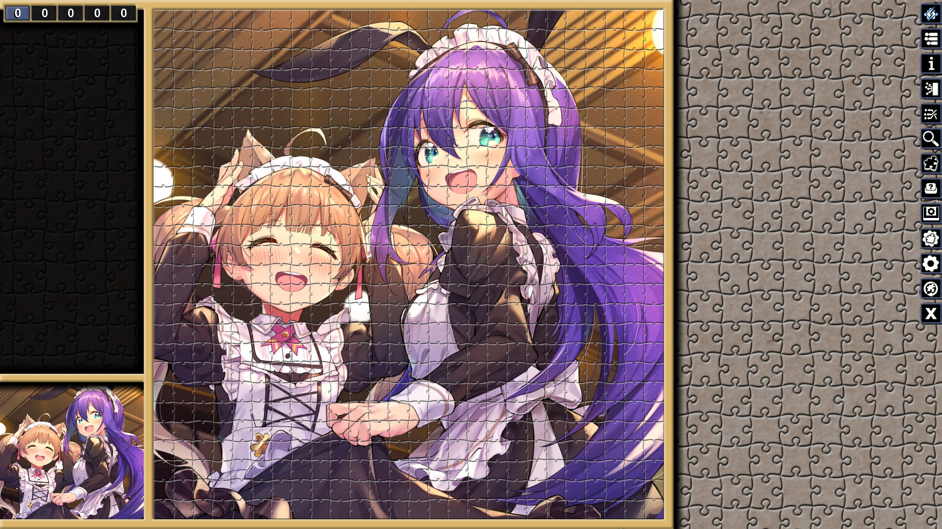 Pixel Puzzles Illustrations & Anime - Jigsaw Pack: Neko screenshot 2