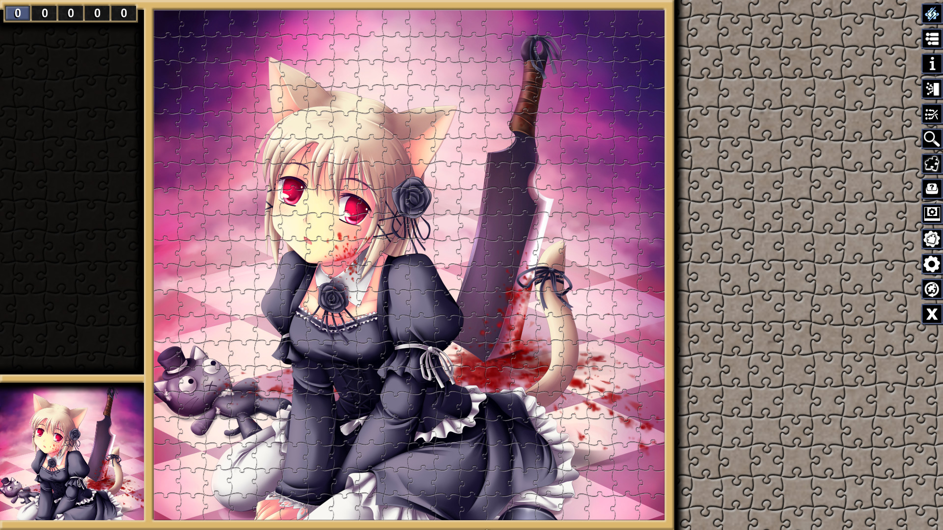 Pixel Puzzles Illustrations & Anime - Jigsaw Pack: Neko screenshot 5