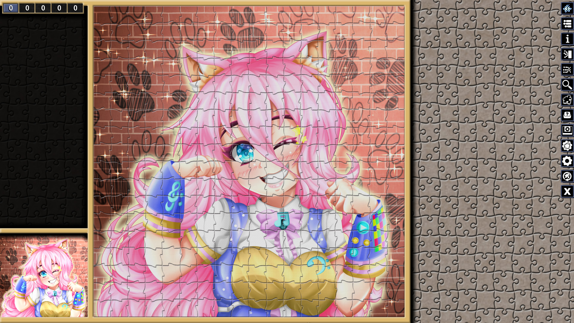 Pixel Puzzles Illustrations & Anime - Jigsaw Pack: Neko screenshot 3