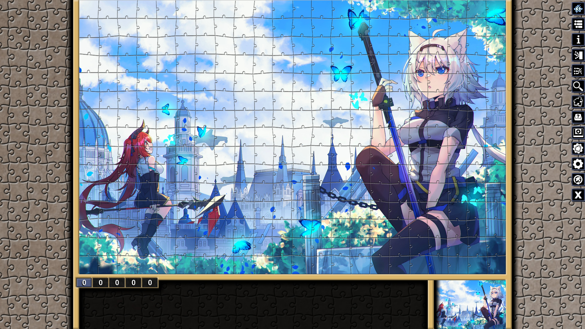 Pixel Puzzles Illustrations & Anime - Jigsaw Pack: Neko screenshot 4