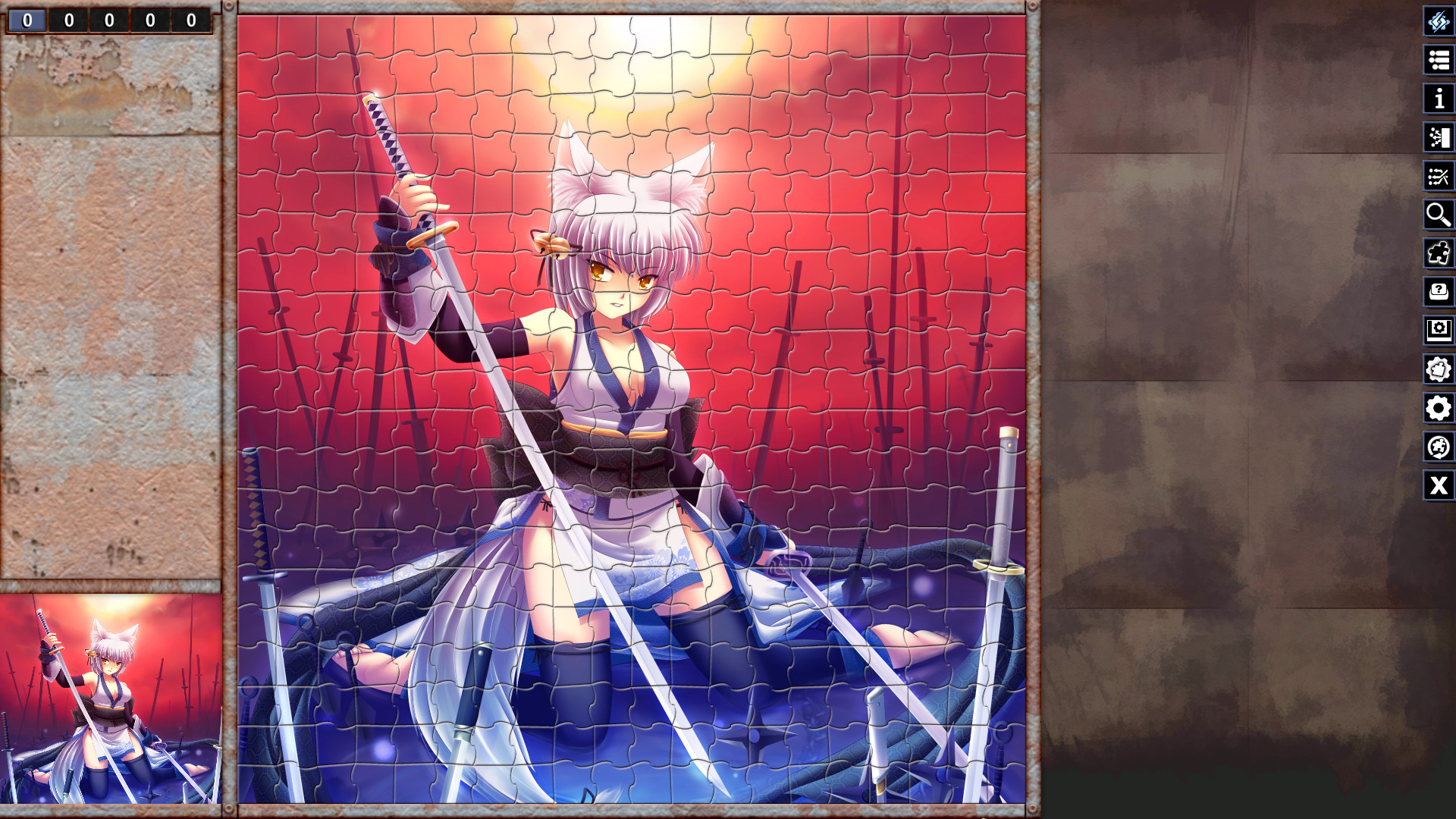 Pixel Puzzles Illustrations & Anime - Jigsaw Pack: Ninja Girls screenshot 3