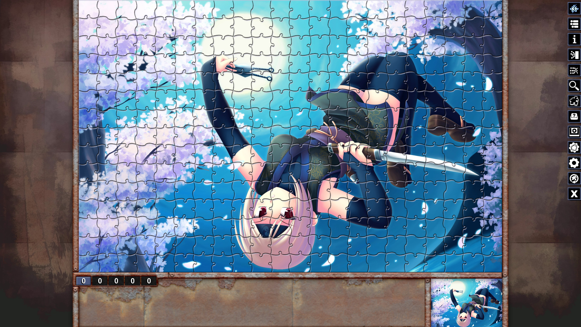 Pixel Puzzles Illustrations & Anime - Jigsaw Pack: Ninja Girls screenshot 1