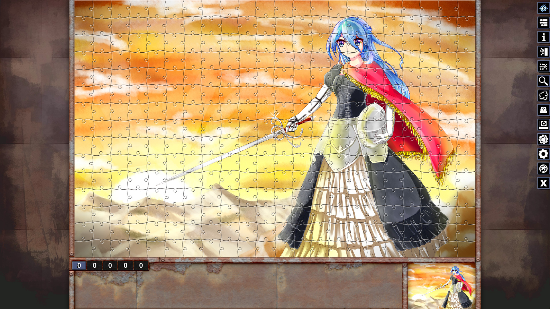 Pixel Puzzles Illustrations & Anime - Jigsaw Pack: Warriors screenshot 7