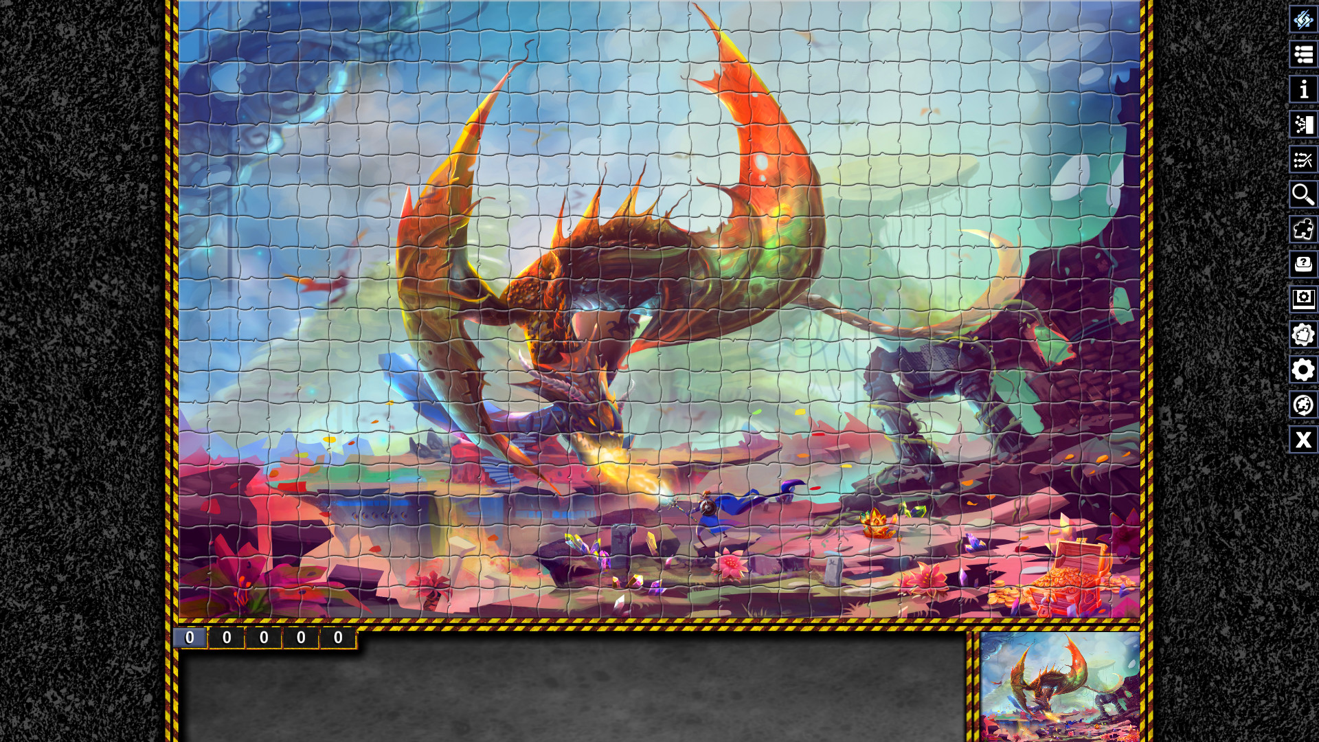 Pixel Puzzles Illustrations & Anime - Jigsaw Pack: Dragons screenshot 4