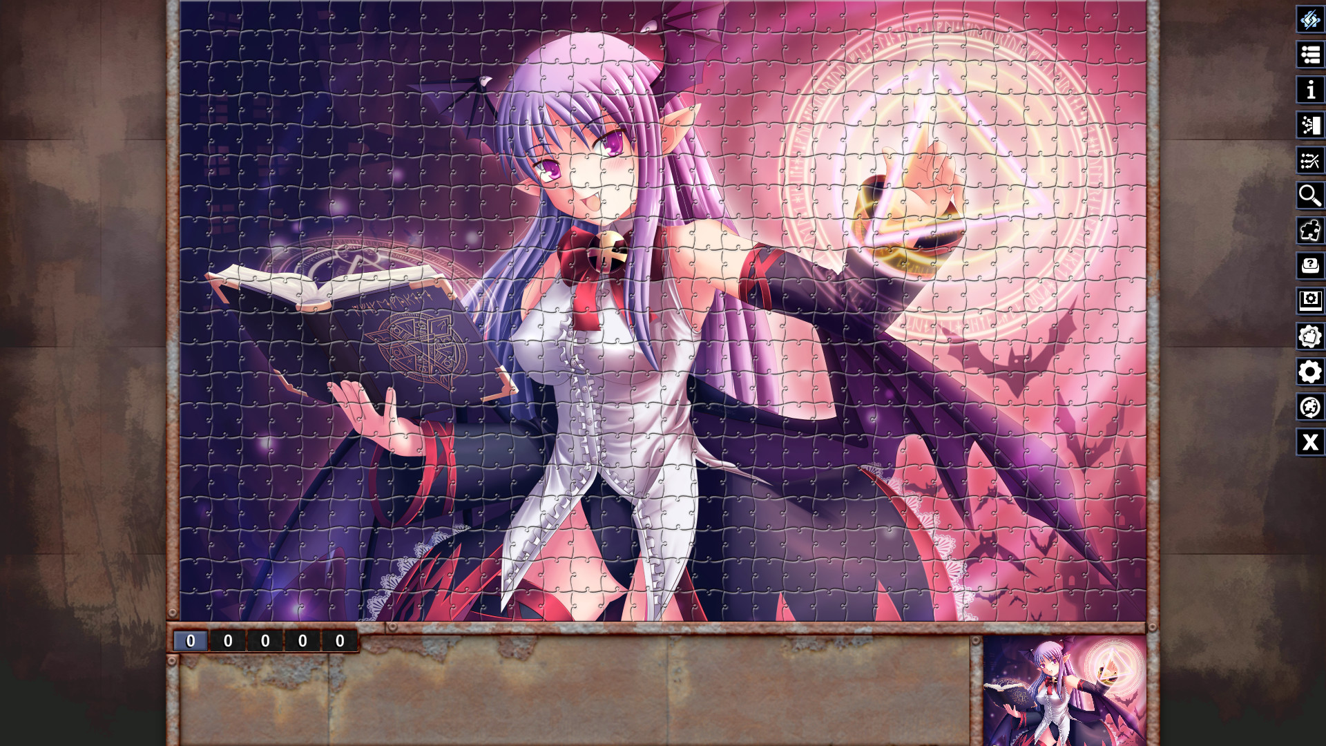 Pixel Puzzles Illustrations & Anime - Jigsaw Pack: Dark Sided screenshot 3