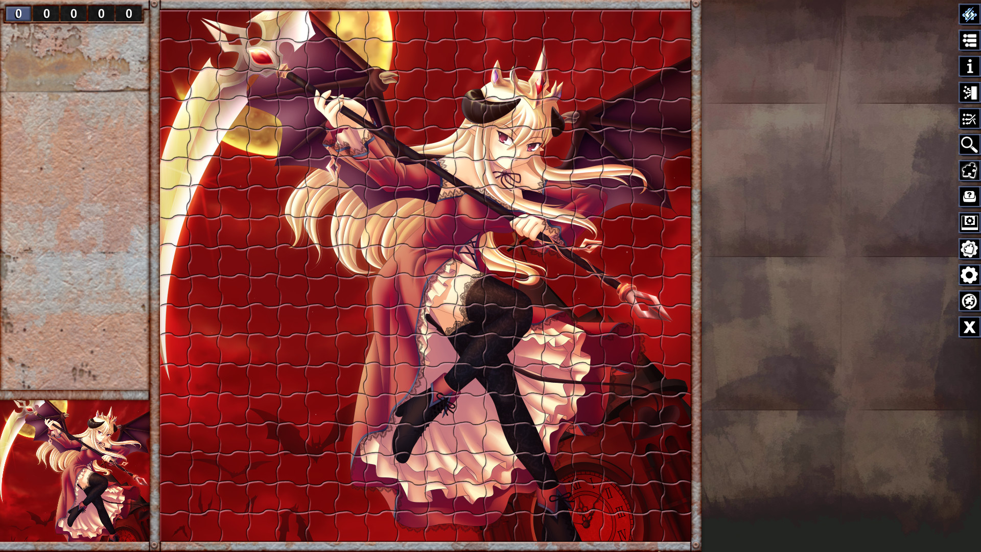 Pixel Puzzles Illustrations & Anime - Jigsaw Pack: Dark Sided screenshot 1